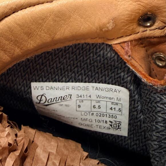 Danner Ridge Women’s Hiking Boots Gore-Tex Waterproof Size 9 Gorpcore - Picture 7 of 14